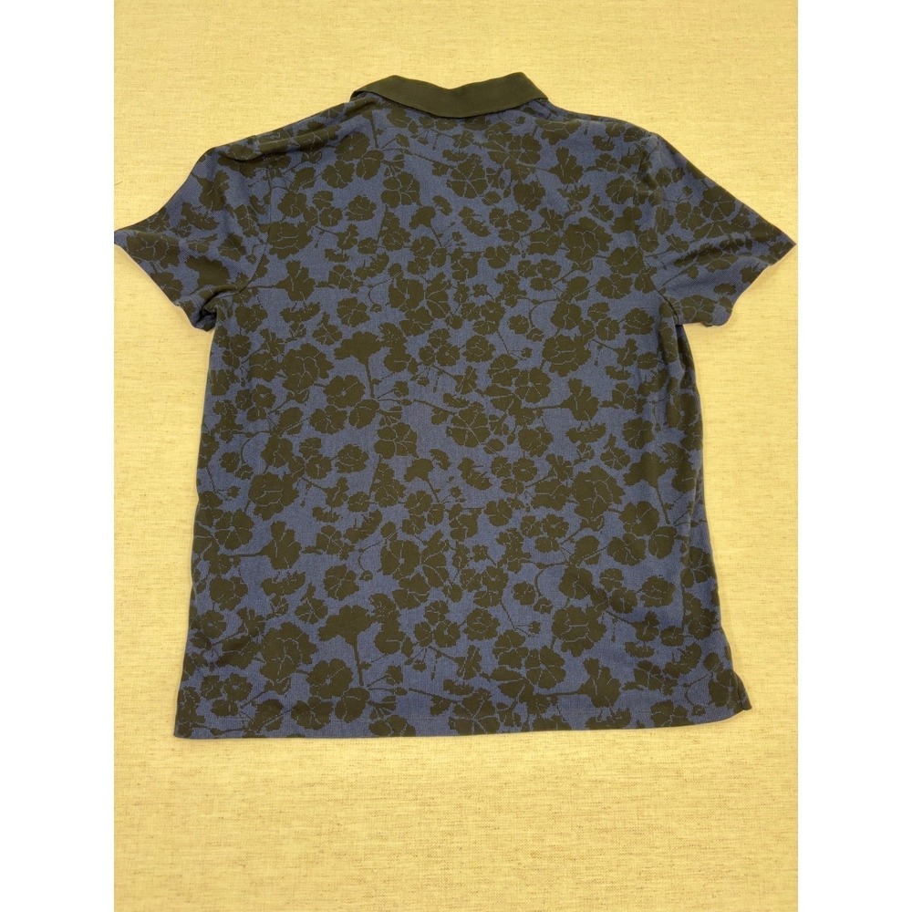 Marc Anthony Polo Shirt Mens XL Blue Excellent Floral Slim Fit Short Sleeve 0004 - Picture 2 of 6